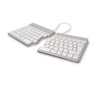 R-Go Tools Clavier ergonomique R-Go Split Break - Bluetooth, AZERTY (FR), blanc