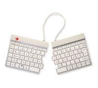 R-Go Tools Clavier ergonomique R-Go Split Break - Bluetooth, AZERTY (FR), blanc