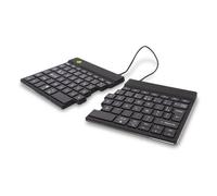R-Go Tools Clavier ergonomique R-Go Split Break avec logiciel de pause, clavier ergonomique divisé, AZERTY (FR), bluetooth, noir