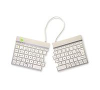 R-Go Tools Clavier ergonomique R-Go Split Break - Bluetooth, AZERTY (FR), blanc