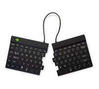 R-Go Clavier Ergonomique Split break - Clavier - avec indicateur de rupture intégré - sans fil - Bluetooth 5.0 - QWERTY - US - noir Noir G