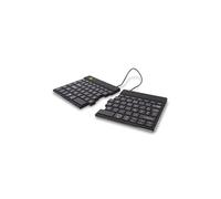 R-Go Clavier Ergonomique Split break - Clavier - avec indicateur de rupture intégré - sans fil - Bluetooth 5.0 - AZERTY - Français - noir