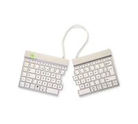 R-Go Clavier Ergonomique Split break - Version 2 - clavier - avec indicateur de rupture intégré - compact - avec attache magnétique, indicateur LED -