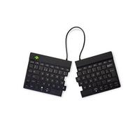 R-Go Clavier Ergonomique Split break - Version 2 - clavier - avec indicateur de rupture intégré - compact - avec attache magnétique, indicateur LED -
