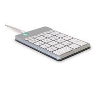 R-Go Tools Numpad Break Pavé numérique ergonomique déporté USB-A - Blanc