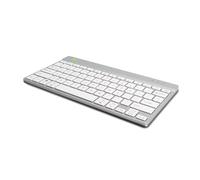 R-Go Tools Clavier ergonomique R-Go Compact Break, clavier compact avec logiciel de pause,QWERTY (US), Bluetooth, blanc