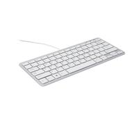 R-Go Compact Keyboard, QWERTY(UK) Clavier USB Disposition R-U blanc