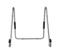 R-Go Easy Tablet Stand, silver - Support pour tablette - Silicone, acier massif - Argent - Taille d'écran : jusqu'à 30,5 cm (jusqu'à 12 pouces)