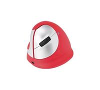 R-Go HE Sport - Souris verticale - ergonomique - pour gauchers - 5 boutons - sans fil - Bluetooth - rouge