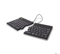 Clavier R-Go Tools R-Go Split Break - Clavier - with integrated break indicator - sans fil - Bluetooth 5.0 - AZERTY - Français - noir