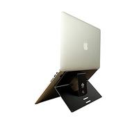 R-Go Riser Attachable - Support pour Ordinateur Portable - Ergonomique - Léger Aluminium - Laptop Stand Réglable - Compatible avec Les Ordinateurs Portables (10-22 Pouces) - Noir