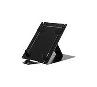 R-Go Riser Duo, Support pour tablette et ordinateur portable, réglable, noir