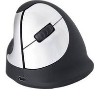R-Go Tools Souris verticale HE Break pour gauchers – 5 boutons Bluetooth 5.0 sans fil Noir