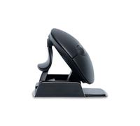 R-Go Tools - Souris verticale Twister - Ambidextre USB-C Bluetooth 5.0 Noir
