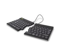 R-Go Tools Clavier ergonomique R-Go Split Break avec logiciel de pause, clavier ergonomique divisé, AZERTY (FR), bluetooth, noir
