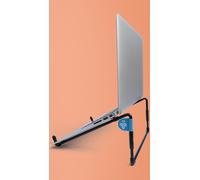 R-Go Support pour ordinateur portable 10"-22" Max.5KG Steel Travel noir