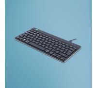 R-Go Tastatur Compact Break DE-Layout verkabelt schwarz