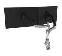 R-Go Tools Bras d'écran R-Go Zepher – réglable pour double moniteur, 100% circulaire, 8 kg, noir
