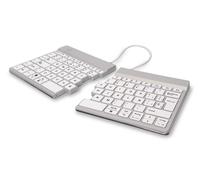 R-Go Clavier Ergonomique Split break - Version 2 - clavier - avec indicateur de rupture intégré - compact - avec attache magnétique, indicateur LED - sans fil - Bluetooth 5.0 - QWERTY - Espagnol - bla