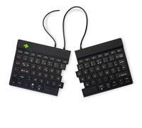 R-Go Tools Clavier ergonomique R-Go Split Break v2 avec logiciel de pause, clavier ergonomique divisé, AZERTY (FR), Filaire, noir