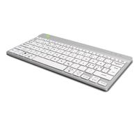 R-Go Compact Break - Clavier - avec indicateur de rupture intégré - sans fil - Bluetooth 5.0 - QWERTY - Nordique - blanc