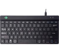 R-GO Tools Compact Break filaire Clavier anglais US, QWERTY noir ergonomique