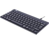 R-Go Tools Clavier filaire Compact Break (RGOCOUKWDBL) QWERTY britannique Noir