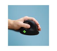 R-Go Tools Souris verticale HE Break pour gauchers – 5 boutons Bluetooth 5.0 sans fil Noir