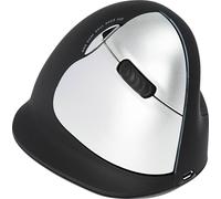R-GO Tools HE (RGOHELAWL) Souris ergonomique radio Taille: L optique noir,argent 5 Boutons 2500 dpi
