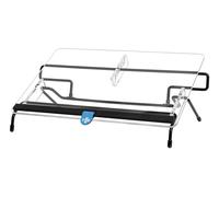 R-Go Tools Porte Documents R-Go Flex Read, Ergonomique, Avec Repose-Poignet En Mousse Souple, Acrylique Transparent