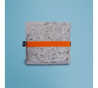 R-Go Tools R-Go Pouch pochette en feutre pour clavier fractionné, fabriquée à partir de textiles recyclés, produit social, gris
