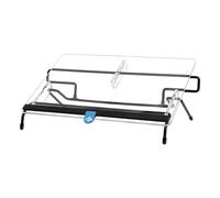 R-Go Tools Porte Documents R-Go Flex Read, Ergonomique, Avec Repose-Poignet En Mousse Souple, Acrylique Transparent