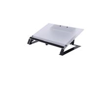 R-Go Tools Porte-documents Read2Write acrylique avec repose-poignet en mousse noir givré