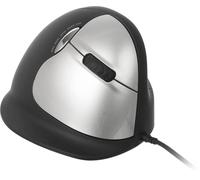 R-Go HE Mouse - Souris Ergonomique - Modèle Vertical - Filaire USB - Pour Droitier - Prévention Syndrome de la Souris et Epicondylite - Grand (Longueur de la main au-dessus 185mm) - Noir