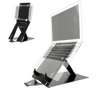 R Go Tools Riser Duo/Tablet Laptop Stand Adjustable/Black[ZHB1078]