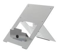 R-Go Tools Support pour ordinateur portable Riser réglable aluminium Hylite argenté (rgoristsi)