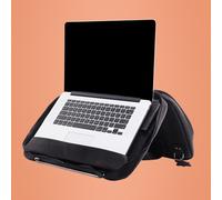 R-Go Tools Sacoche pour ordinateur portable R-Go Viva, cuir pleine fleur, avec support intégré pour ordinateur portable, noir