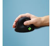 R-Go Tools Souris Ergonomique R-Go HE Break avec logiciel de pause, droiter, petit (longueur de la main < 165 mm), filaire, noir