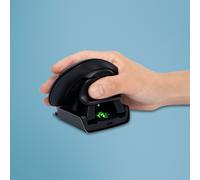 R-Go Tools - Souris verticale Twister - Ambidextre USB-C Bluetooth 5.0 Noir