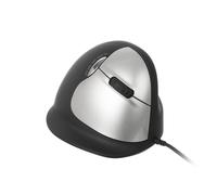 R-GO TOOLS Souris R-Go Tools - USB - 4 Bouton(s) - Argenté, Noir - Câble - 2500 dpi - Roulettes avec frein