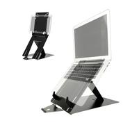 R-Go Tools Tablet and Laptop Stand, 2 in 1 dual stand, Ergonomic, Ultra-thin Alu