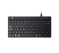 R-Go Tools Tastiera Ergonomica R-Go Compact Break, Tastiera Compatta Con Software Break, Qwerty [uk], Con Cavo, Nero (ergonomic Keyboard R-Go Compact
