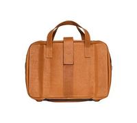 R-Go Tools Sacoche pour ordinateur portable R-Go Viva 15,6 pouces, support intégré, cuir marron