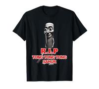 R.I.P Tung Tung Sahur Drôle Brainrot Viral Meme T-Shirt