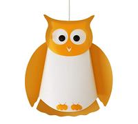 R&M Coudert - Lampe suspension chambre enfants Hibou Orange