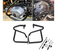R nineT 2023 Crash Bars Engine Protection Barre de Protection Moteur BMW R nineT/Pure/Racer/Scrambler/Urban G/S/Slash 5 2014-2023 - Structure Acier 25mm avec Revêtement Poudre Noir Mat Antichoc