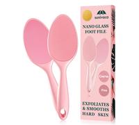 R pe pieds en verre double face Sunivaca, anti-callosit s, sans support de drainage (rose)