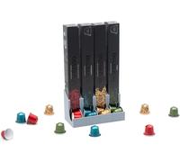R&R SHOP - Distributeur Compatible avec les Capsules Nespresso, Modulaire avec 3 Stickers, Contient jusqu'à 10 capsules chacun, 100% Compostable et Recyclable (2 pièces)
