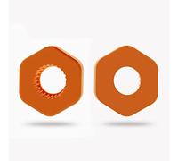 R&R SHOP - Ouvre-bouteille pour personnes âgées et patients souffrant d'arthrite, eau et boisson non alcoolisée en plastique de maïs 100% recyclable - Lot de 2 (Orange)