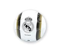 R ROGER'S Blason du Real Madrid en noir et blanc, taille 5